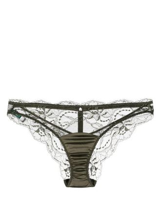 Fleur Of England Slip Ingrid Ouvert - Verde