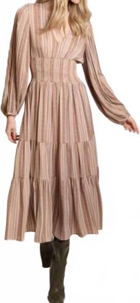 Traffic People Folklore Frailty Whisper Dress In Brpwn