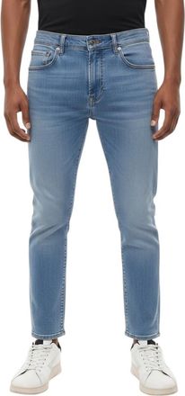 Balmain Blue Mid Rise Jeans