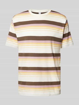 Mazine T-Shirt mit Label-Detail in GELB, Größe XL