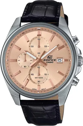 Casio Accessoires, Heren, Grijs, ONE Size, Leer, Efv-610El-5Auef