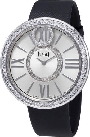 Piaget Limelight Dancing Light Silver Dial Satin Strap Ladies Watch G0A36156
