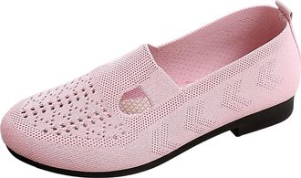 Generic Walking Trainers Womens Walking Shoes with Compression Fit Sock Like Upper Hugs The Foot for Support Seamless Design Reduces Irritation and Safety Sho