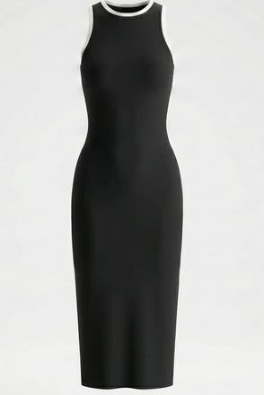 Brunna.Co The Ola Second-Skin Bodycon Midi Dress in Black at Nordstrom, Size Medium