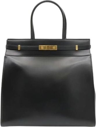 Saint Laurent Pre-owned Vintage Tote Bag - Dames - Vintage Shopper - Zwart - ONE Size - Vintage