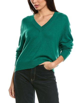 Brodie Easy V-Neck Wool & Cashmere-Blend Sweater