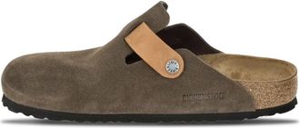 Birkenstock Schoenen, Heren, Grijs, 45 EU, Gemengd Leren Klompen Betongrijs