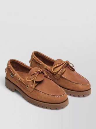 Sebago leather boat shoes