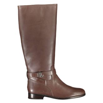 Ralph Lauren Brown Leather Women Womens Boot