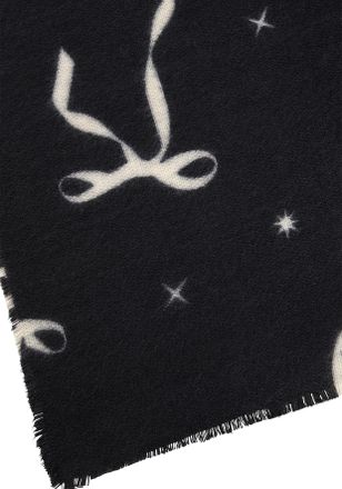 Laura Scott Modeschal LAURA SCOTT, Damen, schwarz-weiss (schwarz, wei&szlig;), Web, Obermaterial: 100% Polyester, gemustert, kontrastfarbene Details, unifarben mit Farb