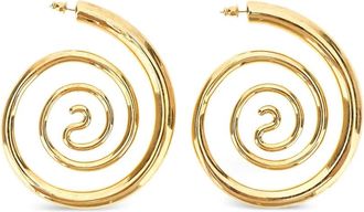 Panconesi Spiral Serpent hoops earrings - Goud