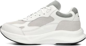 Antony Morato Schoenen, Heren, Wit, 41 EU, Leer, Witte hardloopsneakers voor heren