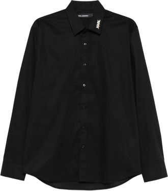 Karl Lagerfeld Camicia con decorazione - Nero