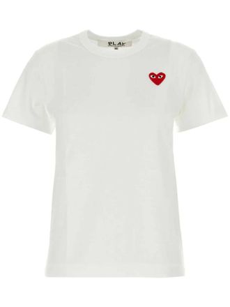 Comme Des Garçons Red Emblem Heart T-Shirt