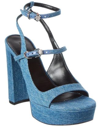 Givenchy Voyou Denim Platform Sandal