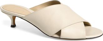 Le Monde Beryl Luca Kitten Heel Slide Sandal (Nordstrom Exclusive) in Ivory at Nordstrom, Size 35.5