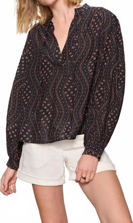 Sanctuary Joyride Relaxed Volume Blouse In Rhythm