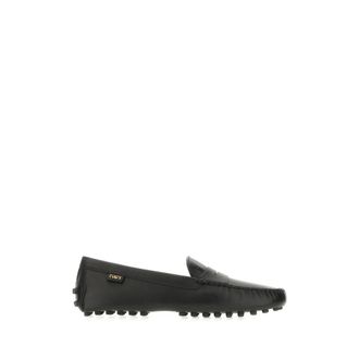 Tod's Tods, Loafers, female, Black, Size: 6 1/2 US Mocassini