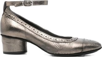 Kudeta 45 mm pumps met enkelbandje - Grijs