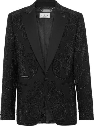 Philipp Plein beaded blazer - Black