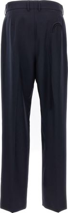 Blaz&eacute; Milano Womens Blue Virgin Wool Pants