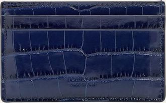 Tom Ford Mens Exotic Line Croc-Effect Card Holder