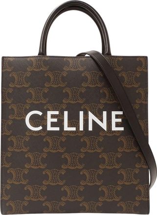 Celine Black Brown Shoulder Bag Tote Bag (Pre-Owned)