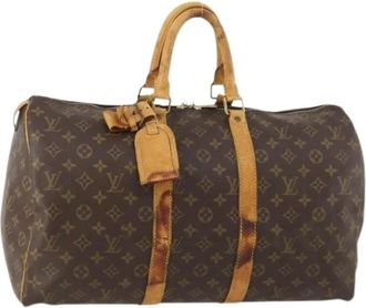 Louis Vuitton Pre-owned Weekend Bags, female, Brown, Size: ONE SIZE Pre-owned Monogram Boston Bag