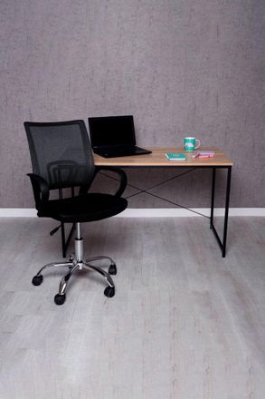 Regalos Miguel Conjuntos De Mesa Y Sillas - Conjunto Escritorio Dek Y Silla Midi Pro - Negro