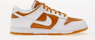Nike Mens Dunk Low Mystic Basketball Sneakers In Dark Curry/white