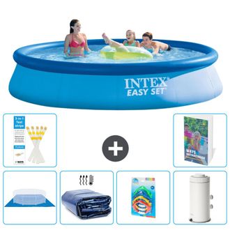 Intex Piscina Easy Set Redonda - 396x84 Cm - 7-piezas S123
