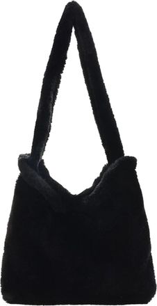 Generic Womens Plush Bags Women Plush Shoulder Bag Large Capacity Heart Fluffy Commuting Simple Shopping Furry Messenger Chic Hobo(White Heart)