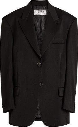 Acne Studios Wool Gabardine Blazer - Black - 38 (UK10 / S)