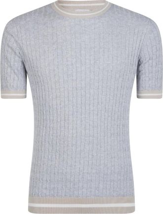 Eleventy Hombre, Jerseys, Gris, Talla: 3XL