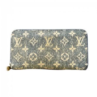 Louis Vuitton Blue Long Wallet (Bi-Fold) (Pre-Owned)