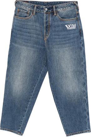 Moose Knuckles x Evisu logo detail jeans - Blue