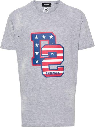 Dsquared2 Grey Muscle Fit Tee T-Shirt