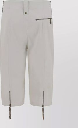 Burberry cotton cropped trousers