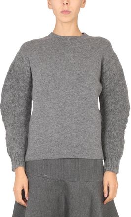Jil Sander Womens Wool Jersey - Grey - Size EU 38 (Womens)
