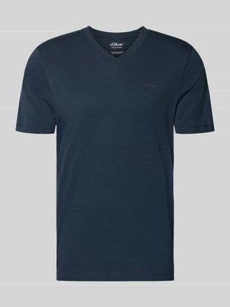 s.Oliver Red Label Regular Fit T-Shirt aus reiner Baumwolle in Marine, Gr&ouml;&szlig;e 3XL