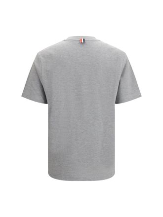 Thom Browne Cotton T-Shirt - Gray