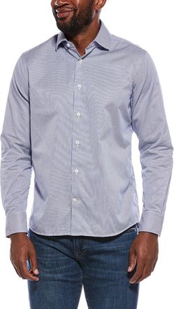 Robert Talbott Reynolds Mini Stripe Twill Dress Shirt