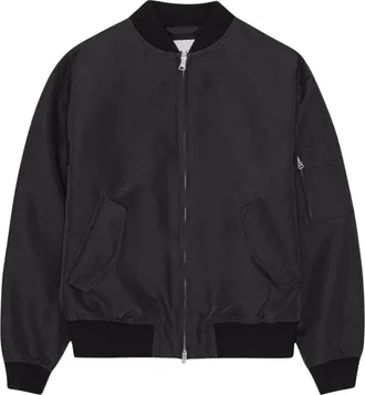 Nn.07 Atlas Shell Bomber Jacket - - Jackets - Uomo - Nero - 2XL
