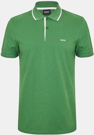 HUGO BOSS Mens Firenze Short Sleeve Polo Shirt in Open Green - Size Medium