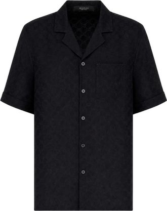 Gucci Hombre, Camisas, Negro, Talla: 3XL