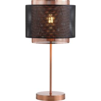 Jonathan Y Designs Tribeca 19.7 Metal LED Table Lamp, Copper/Black at Nordstrom