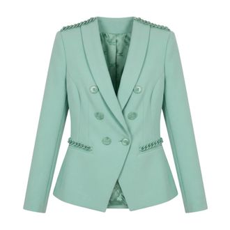Elisabetta Franchi Donna, Giacche, Verde, M, new