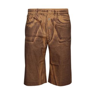 Acne Studios Long Shorts - Shorts - Mujer - Marr&oacute;n - M