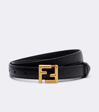Fendi Cintur&oacute;n FF de piel