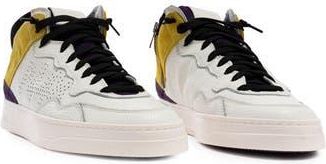 P448 Balihi High Top Sneaker in White/Gold/Black at Nordstrom Rack, Size 16-16.5Us / 50Eu